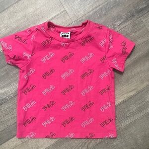 Fila Kids Vibrant Pink Graphic Tee